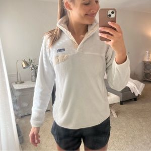 Patagonia Fleece Pullover - Cream - Size medium - *used condition